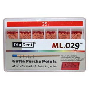 GUTTAPERCHA POINT ML.029 NR.25 X120ST.