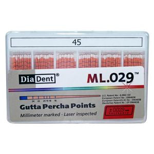 GUTTAPERCHA POINT ML.029 NR.45 X120ST.