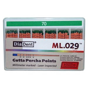 GUTTAPERCHA POINT ML.029 NR.70 X120ST.