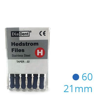 HEDSTROEM VIJL STAINLESS STEEL 21MM 060 X6ST.