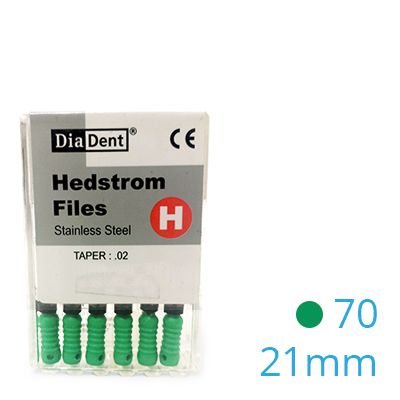 HEDSTROEM VIJL STAINLESS STEEL 21MM 070 X6ST.