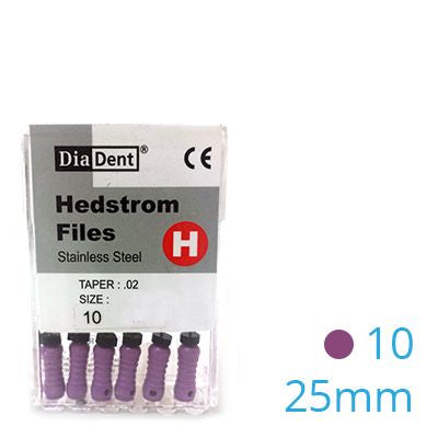 HEDSTROEM VIJL STAINLESS STEEL 25MM 010 X6ST.