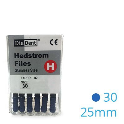 HEDSTROEM VIJL STAINLESS STEEL 25MM 030 X6ST.