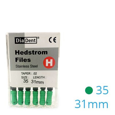 HEDSTROEM VIJL STAINLESS STEEL 31MM 035 X6ST.