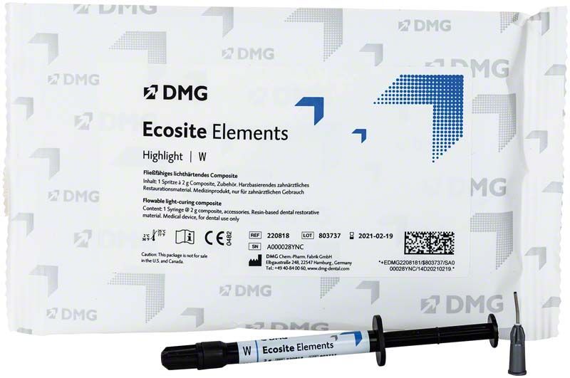 ECOSITE ELEMENTS HIGHLIGHT SPUIT WIT 1X2GR + 5 TIPS