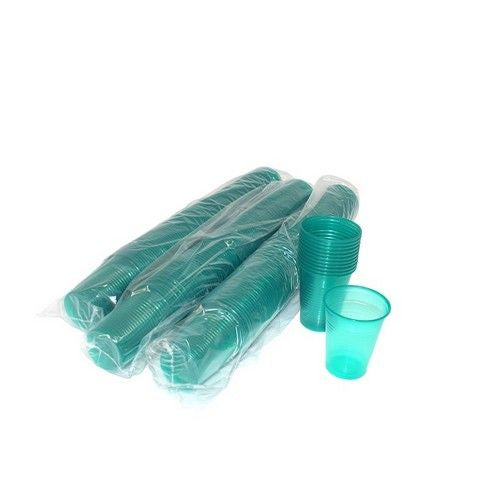DRINKBEKER GROEN TRANSPARANT 180ML X3000ST.