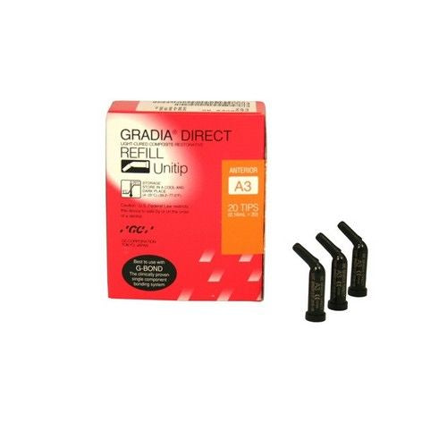 GRADIA DIRECT UNITIP ANTERIOR A3 20X 0,28GR.