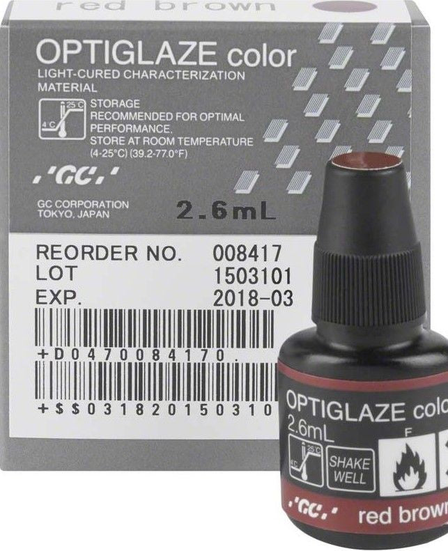 OPTIGLAZE COLOR RED BROWN 2,6ML