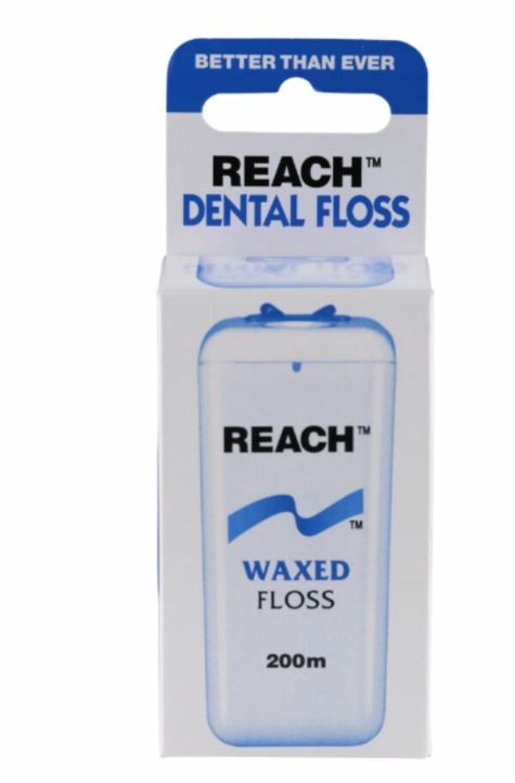 DENTALFLOSS REACH WAXED 200MTR.