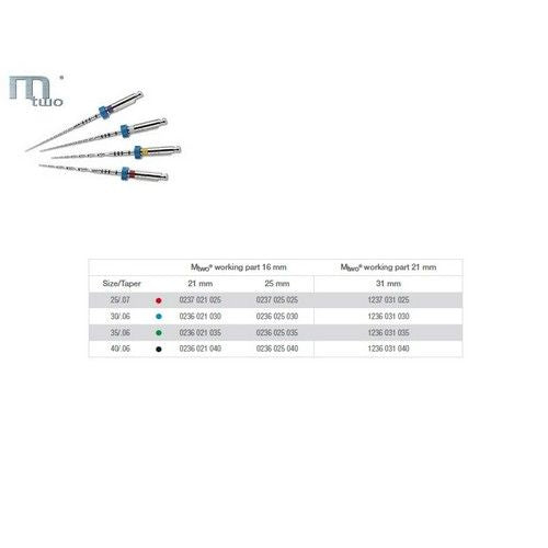 MTWO NITI TAPER 07 25MM/025 RA (W16)