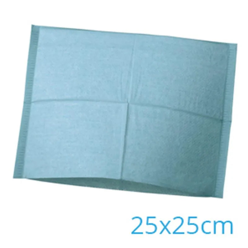 HOOFDSTEUNZAK 25X25CM. GEVOUWEN BLAUW X500ST.