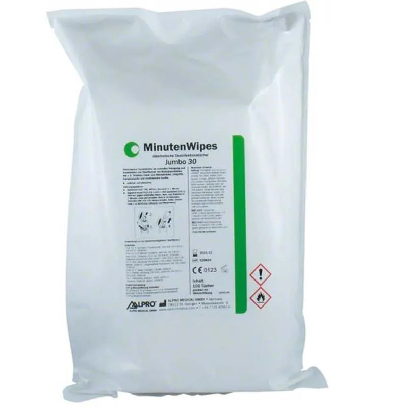 MINUTENWIPES JUMBO 30,  REFILL 12X100ST.