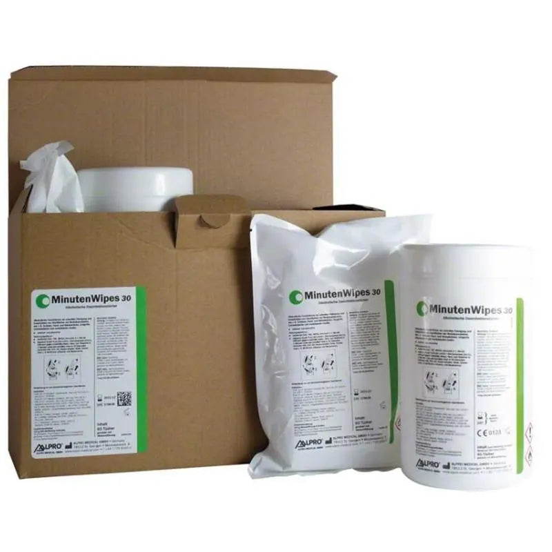MINUTENWIPES 30, STARTERSET INCL. 2 BUSSEN + 2 REFILLS