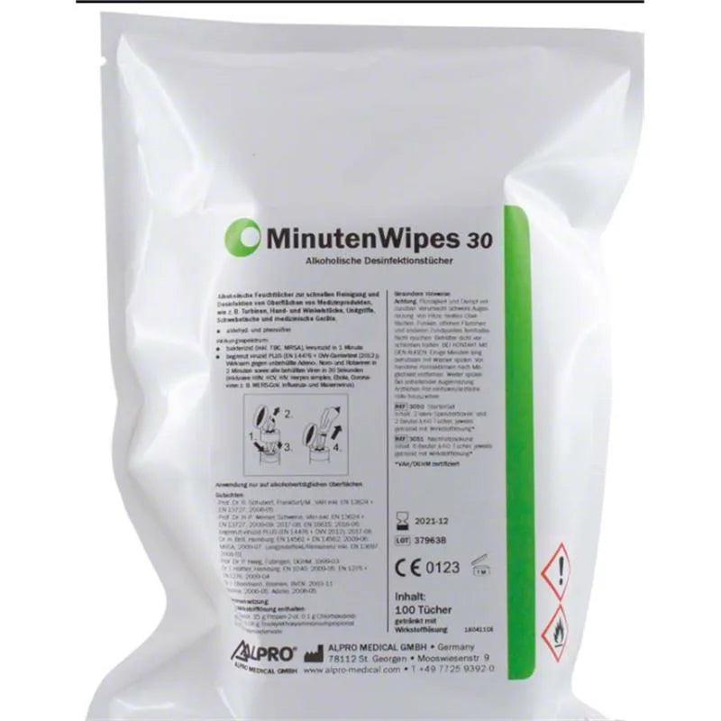 MINUTENWIPES 30,  REFILL 6X60ST.