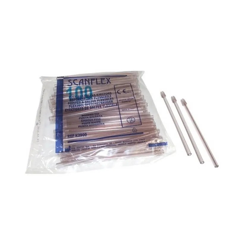 SPEEKSELZUIGER TRANSPARANT 15,5CM LOSSE TIP X100ST.