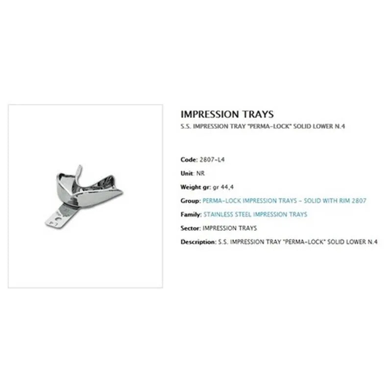 AFDRUKLEPEL PERMA-LOCK ONGEPERFOREERD RVS 2807-L4