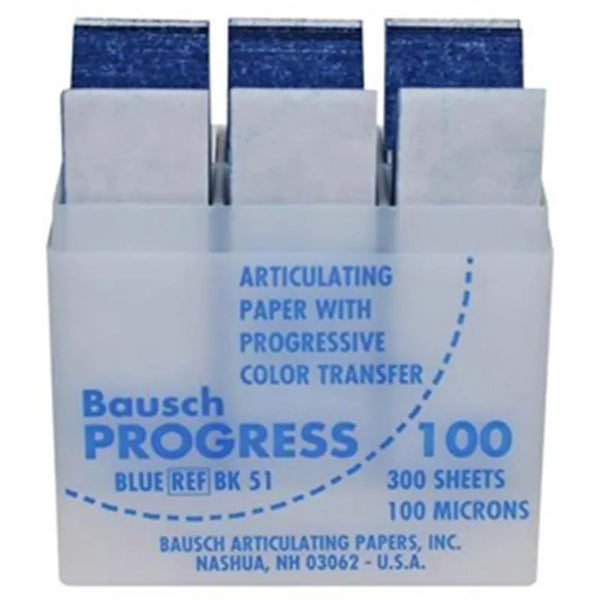 ARTICULATIEPAPIER BLAUW CASSETTE BK51 X300ST.