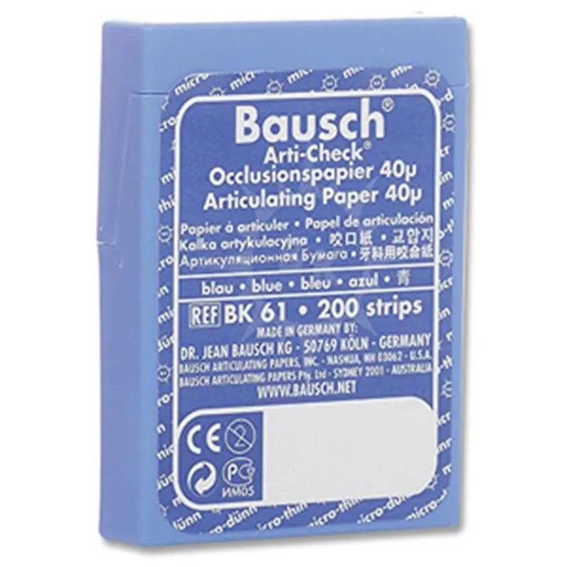 ARTICULATIEPAPIER BLAUW CASSETTE BK61 X200ST.