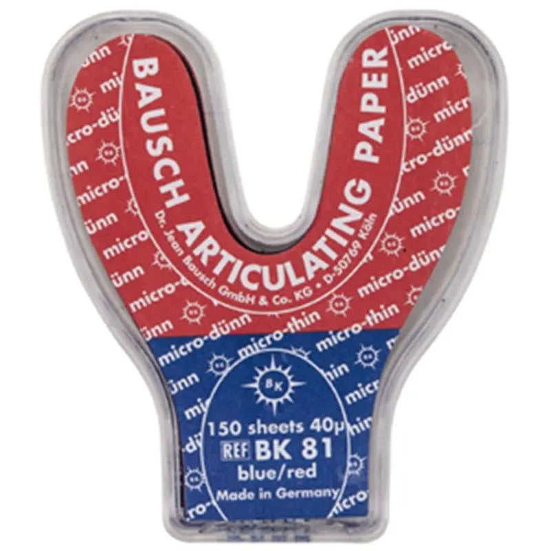 ARTICULATIEPAPIER BLAUW/ROOD HOEF BK81 X150ST.