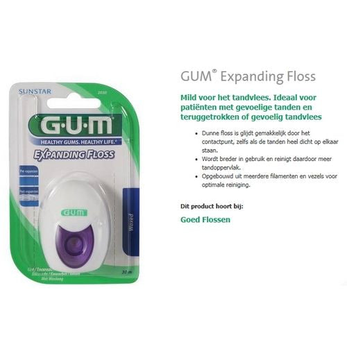 EXPANDING FLOSS WAXED 30M X1ST.