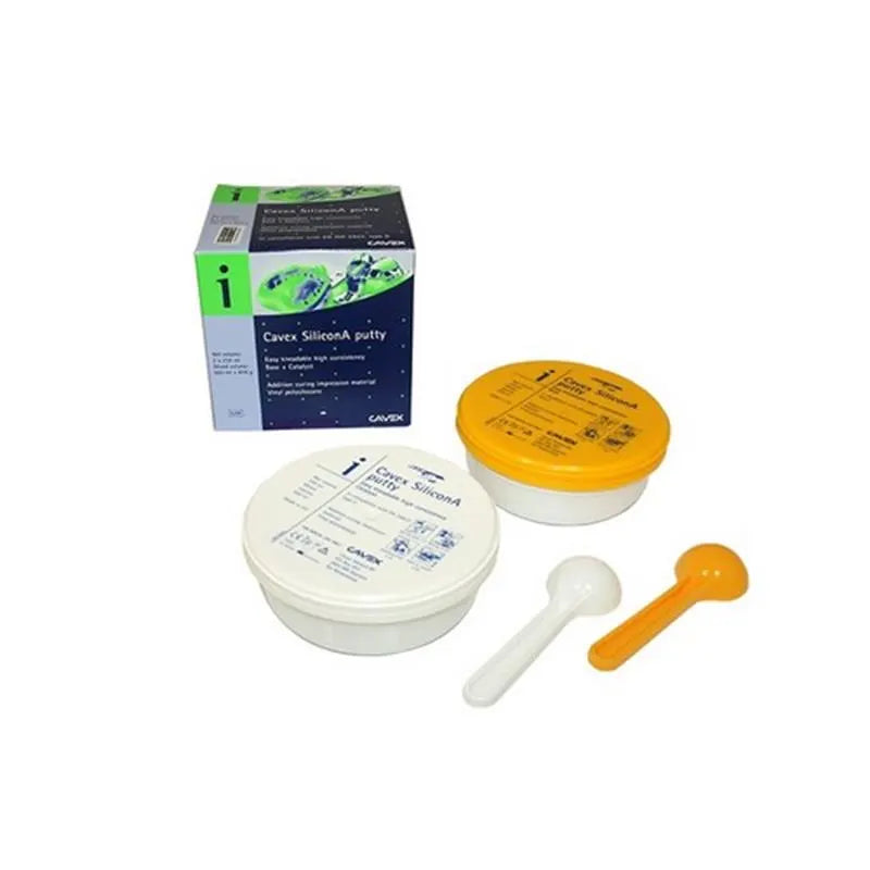 SILICONA PUTTY BASE+CAT 2X250ML.