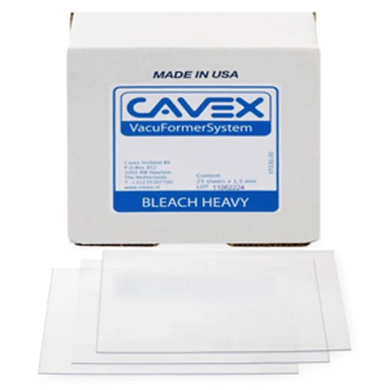 VACUFORMER BLEACH HEAVY SHEET 1,5MM. X25ST.
