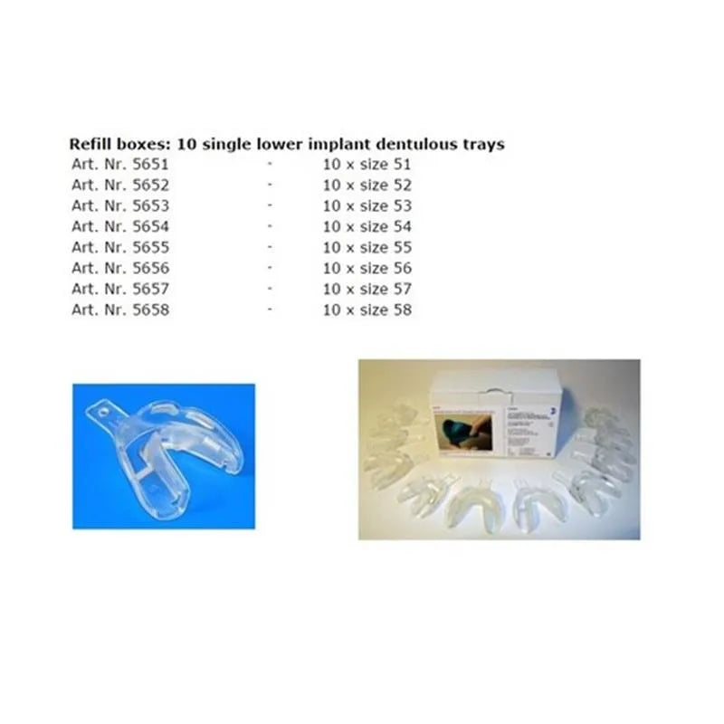 BORDERLOCK TRANSPARANT BETAND ONDER 58 X10ST.