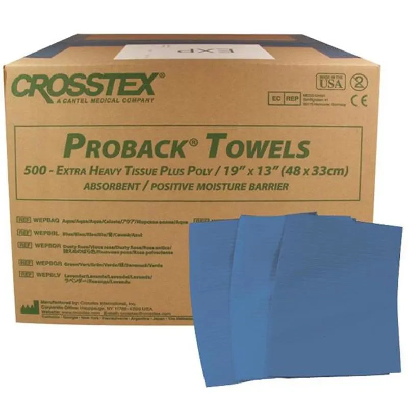 PROBACK TOWELS 48X33CM LICHTBLAUW X500ST.