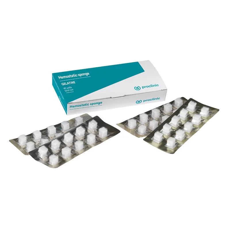 HEMOSTATIC SPONS 1X1X1CM X40ST.