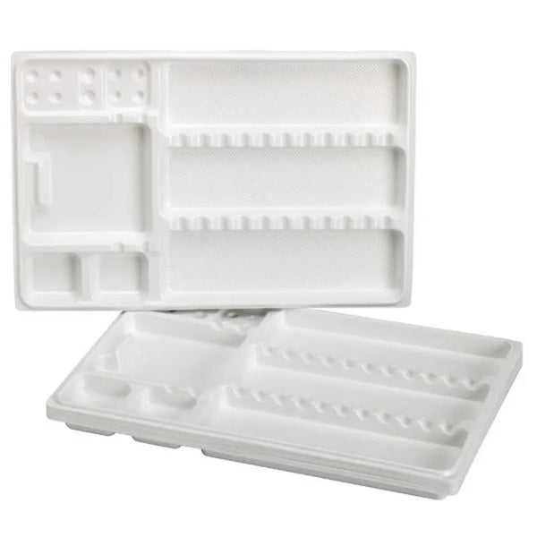 DISPOTRAYS WHITE 28.5 X18.5CM X400ST.