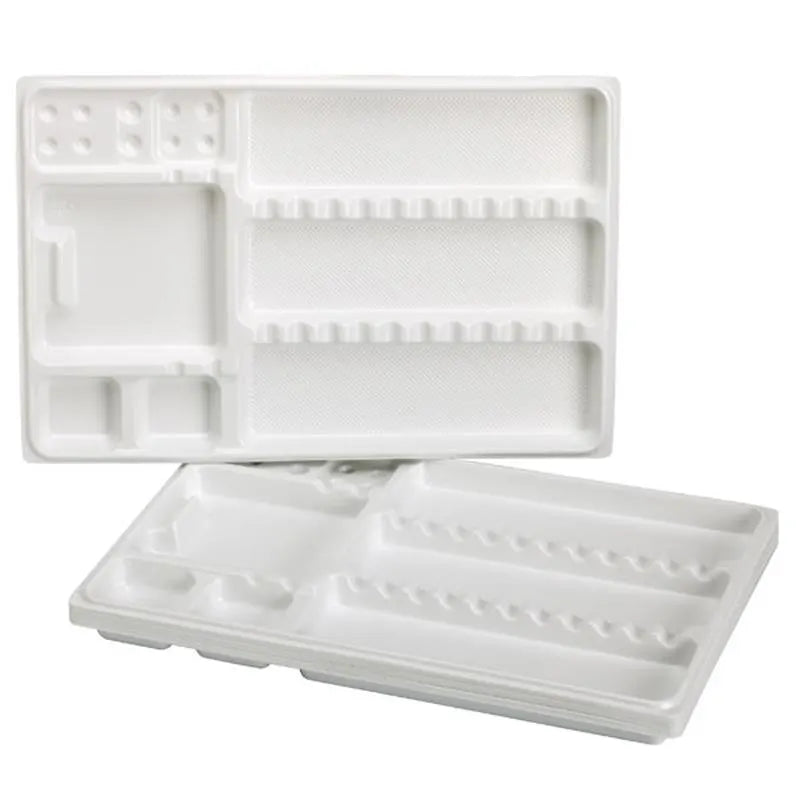 DISPOTRAYS WHITE 28.5 X18.5CM X400ST.
