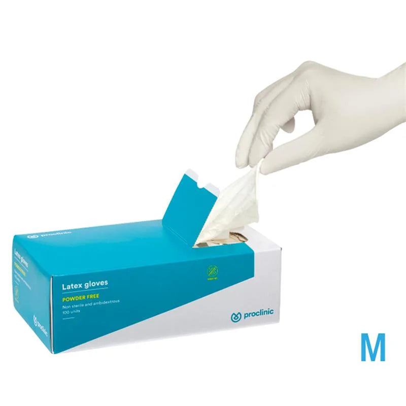 HANDSCHOEN LATEX  PV MEDIUM X100ST.