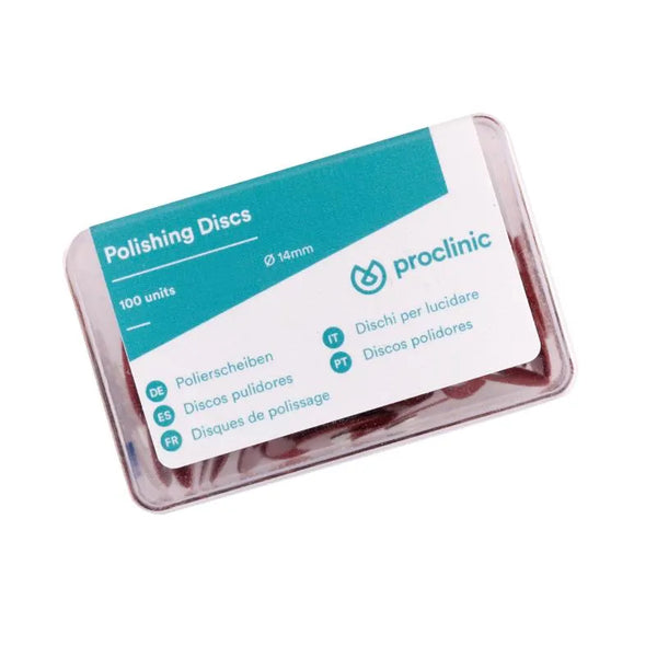 POLISHING DISCS POP ON 14MM REFILL MEDIUM X100ST.