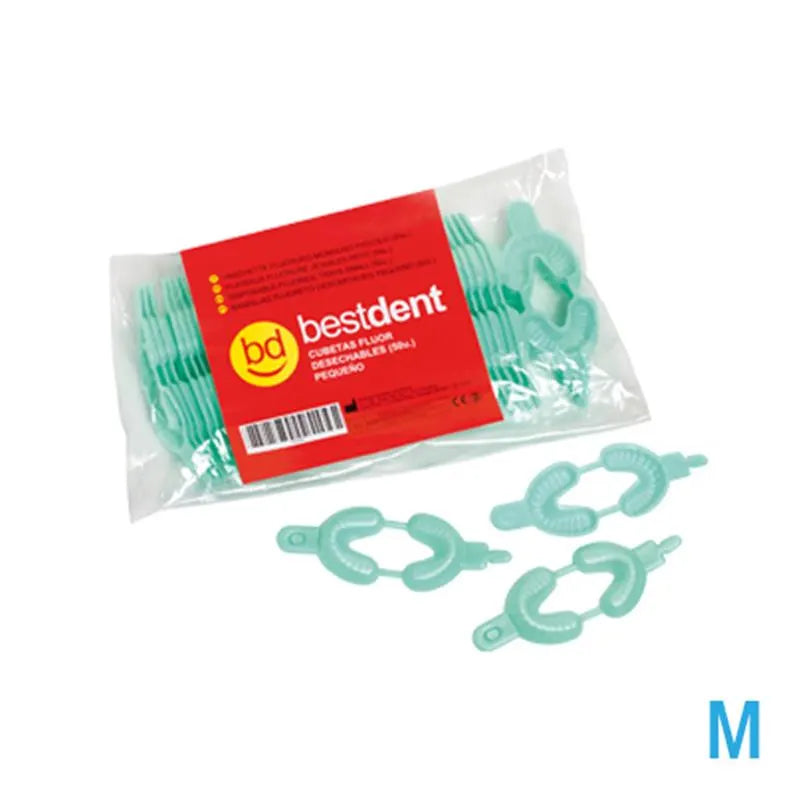 FLUORIDE TRAYS MEDIUM BLUE X50ST.