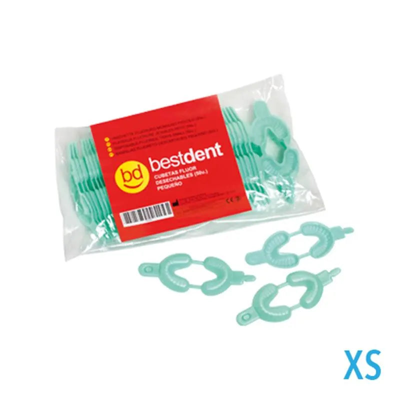 FLUORIDE TRAYS X-SMALL GREEN X50ST.