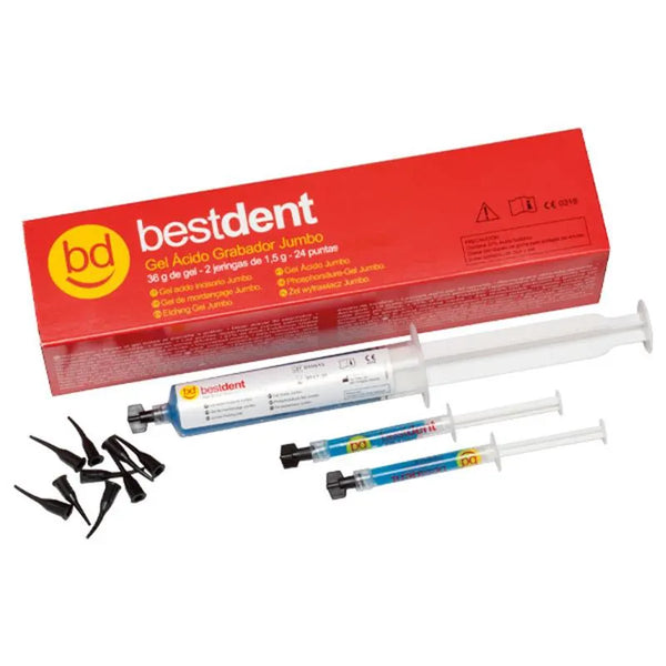 ETCH GEL 37%  BLAUW JUMBO  SPUIT 1X 36G. +2X SPUIT 1,5G.+ TIPS (X24ST.)