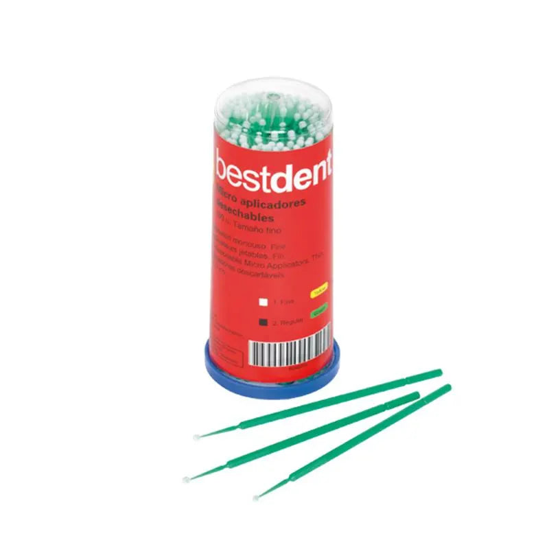 MICRO APPLCATORS REGULAR GROEN X100ST.