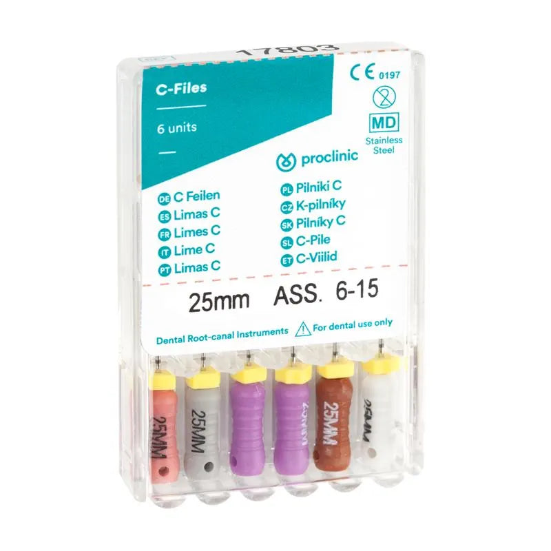C-FILEs N.06-15 ASSORTIMENT 25MM X6ST.