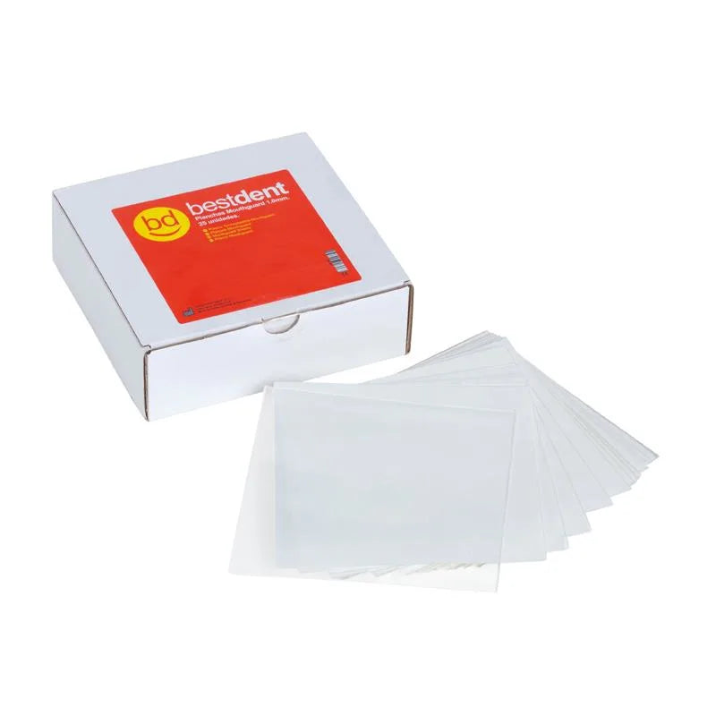 DIEPTREKPLATEN CLEAR 1,0MM 13 X13CM X25ST.
