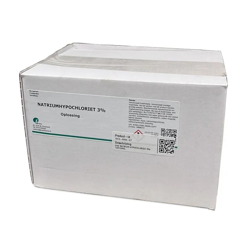 NATRIUM HYPOCHLORIDE 3% 12X100ML.