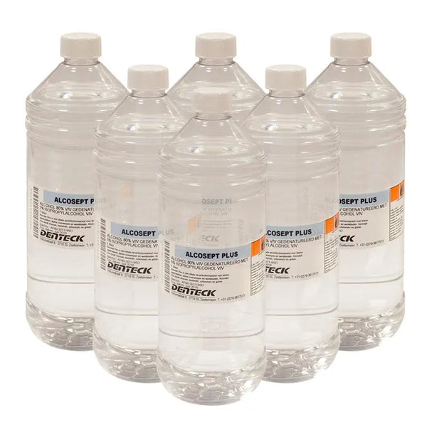 ALCOSEPT PLUS ALCOHOL 80% 6 X1 LITER.