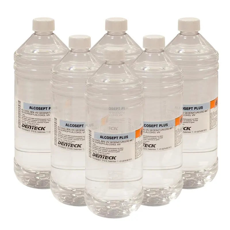 ALCOSEPT PLUS ALCOHOL 80% 6 X1 LITER.