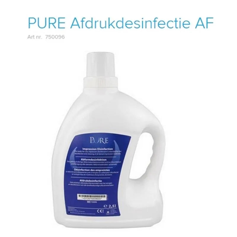 AFDRUKDESINFECTIE ALCOHOLVRIJ 2,5 LTR.