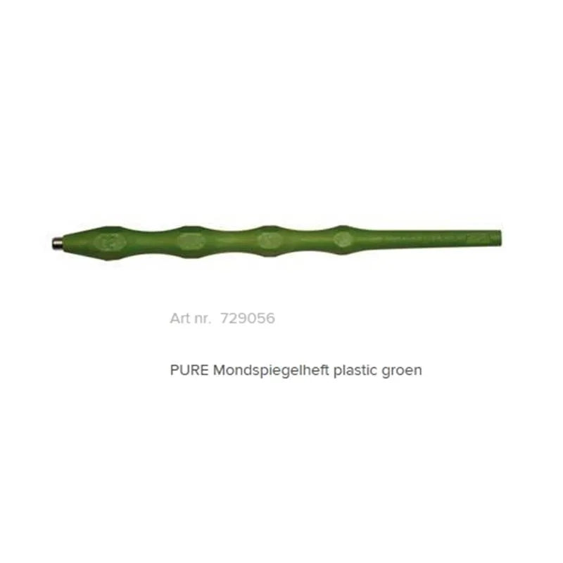 MONDSPIEGELHEFT PLASTIC GROEN