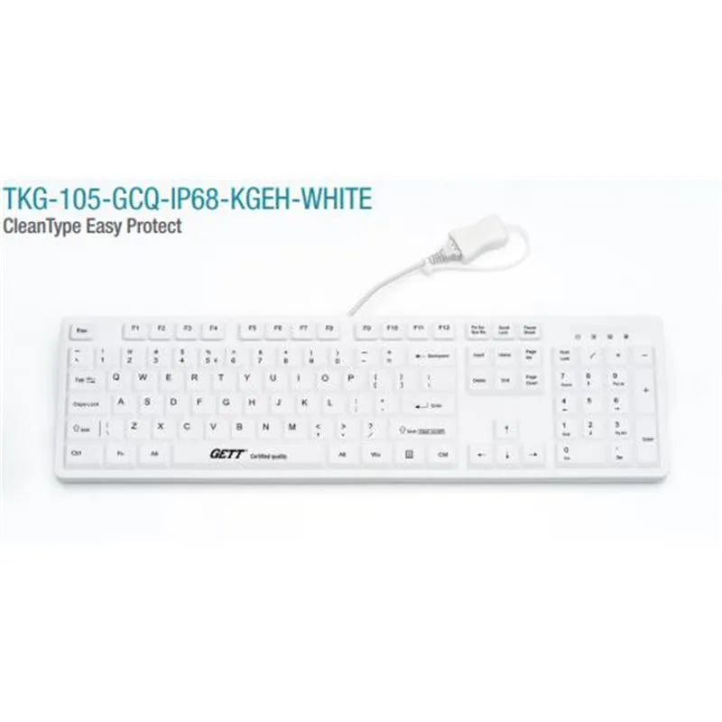 KEYBOARD + NUMERIEK WIT MET DRAAD