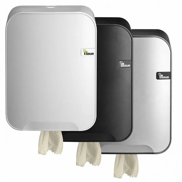 E-TISSUE POETSROLDISPENSER MIDI WIT