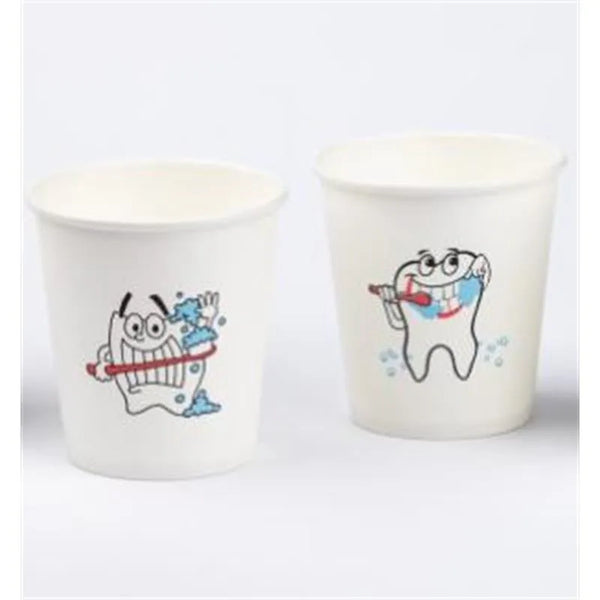DRINKBEKER KARTON WIT MET AFBEELDING KIES 170ML X1000ST.