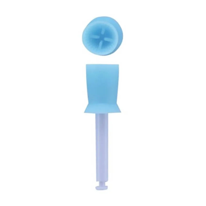 POLIJSTCUP RA REGULAR LICHTBLAUW PLASTIC X100ST.