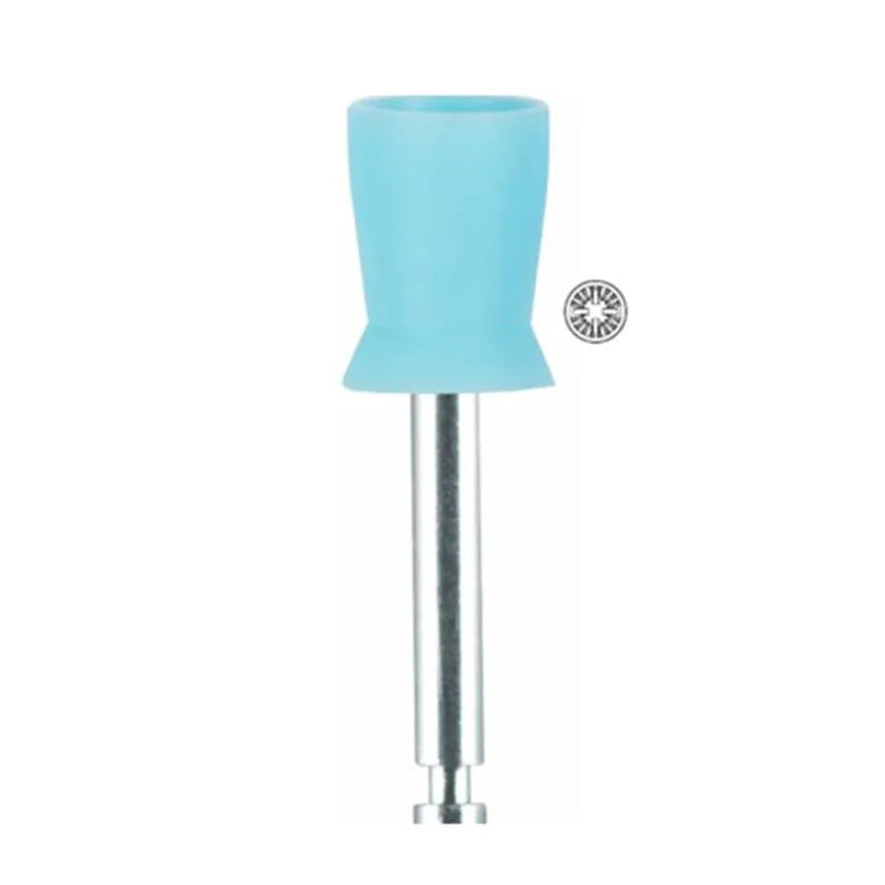 POLIJSTCUP RA REGULAR  RIBBED EN WEBBED LICHTBLAUW METAAL X100ST.