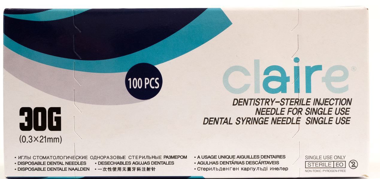 INJECTIENAALD 30G 0,3X21MM KORT X100ST.